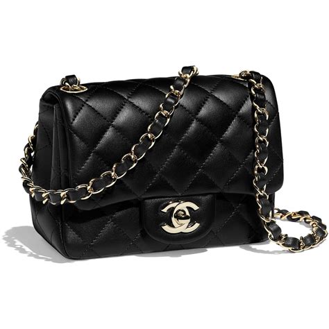 chanel mini cf 欧洲价格|Mini classic handbag, Lambskin, black — Fashion.